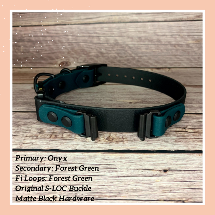 Fi Dogs GPS Layered Quick Release Collar with Tongue Buckle Adjustment